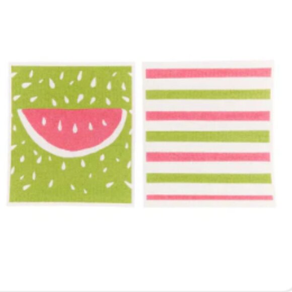 RockFlowerPaper - Watermelon Eco-Friendly Blu Sponge Cloth - Set of 2 - Picture 2 of 6